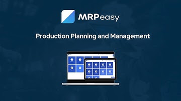 MRPeasy Demo - Production Planning and Scheduling