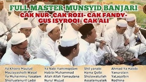 MAJELIS AZZAHIR duet VOKAL BANJARI || Cak Fandy,Cak Rozi,Cak Nur,Gus Roqi || FULL ALBUM SHOLAWAT