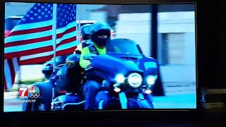 KWWL TV 7 Tribute to Fallen Soldiers  Northwest overnight stop in Waterloo Iowa at the Elks Club