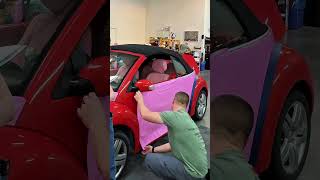 WRAPPING THE.. 🙂↕️POLLY 🙂↕️POCKET 🙂↕️ CAR with @High Street Wraps ✨ also, I LOVED #foryou