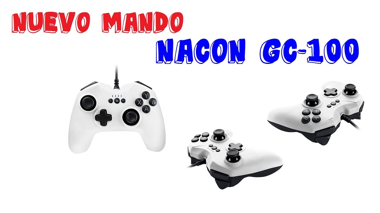 Mando Gaming Nacon PC GC-100 Grey - Versus Gamers