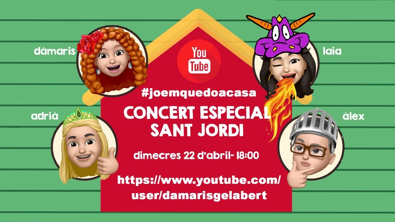 Dàmaris Gelabert - V Concert en família per a famílies ESPECIAL SANT JORDI