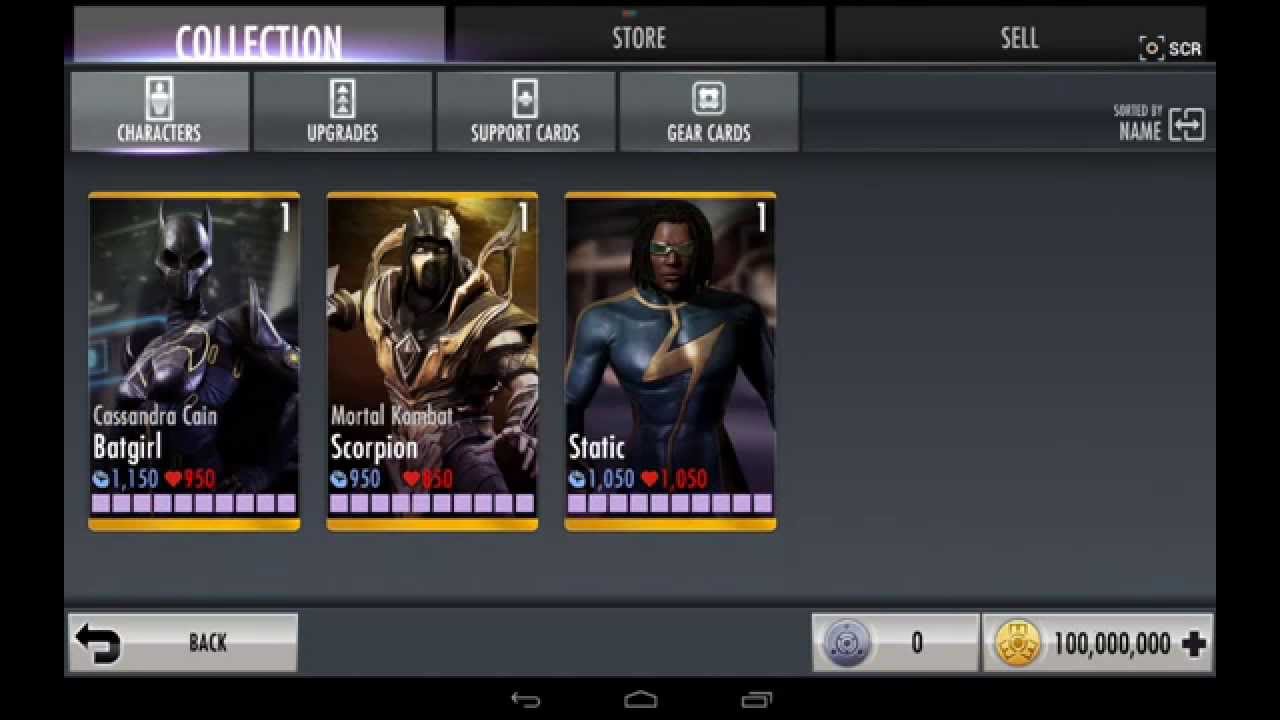 Injustice Gods Among Us Save File For Android Youtube