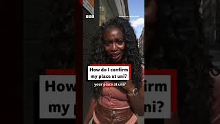 Do I need to confirm my university place? #alevel #exam #bbcnews
