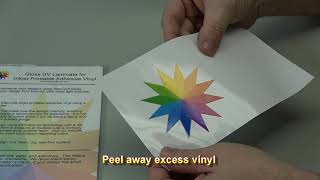 Glossy and Matte UV Laminate for Inkjet Printable Vinyl