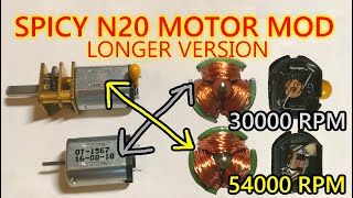 Ultra fast N20 motor mod, LONGER VERSION