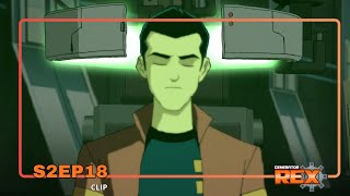 "Six Minus Six" Caesar is trying to restore Rex's memory - Generator Rex S2E18