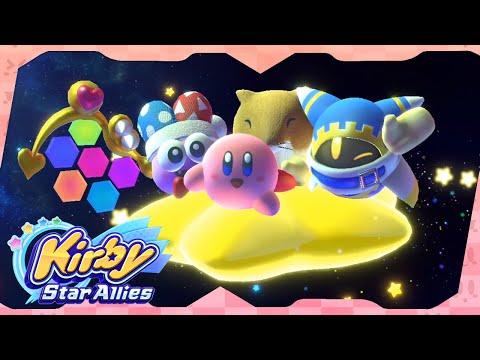 Kirby Star Allies for Switch ᴴᴰ Full Playthrough (100% Main Story, 4 Player)