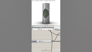 Grasshopper - EX 121 - Graph mapper + Surface from points