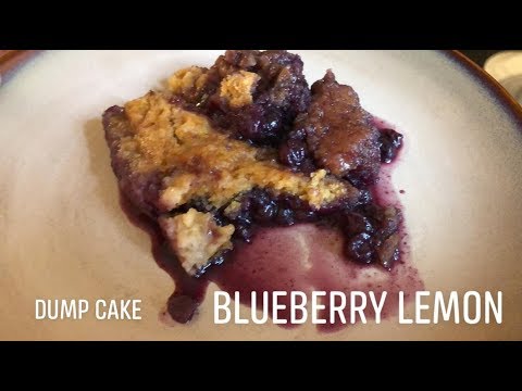 Blueberry Lemon Dump Cake | Southern Sassy Mama
