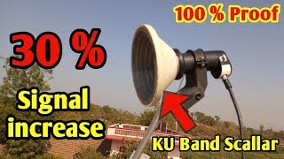 ku band scalar ring ||  signal booster|| inverto lnb में scalar ring Installation