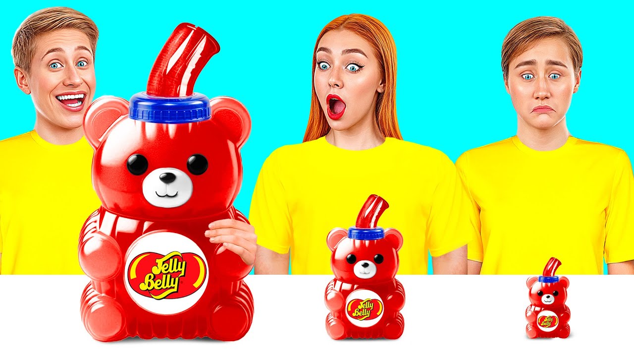 Большая, Средняя или Маленькая Тарелка Челлендж | Удивительные Кухонные Трюки от TeenDO Challenge