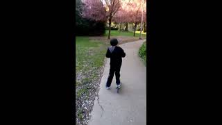 Minoru Scooter rider