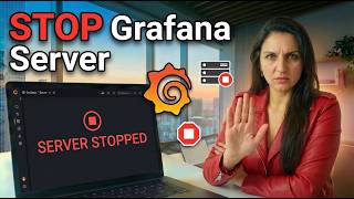 how to stop grafana server (quickly)