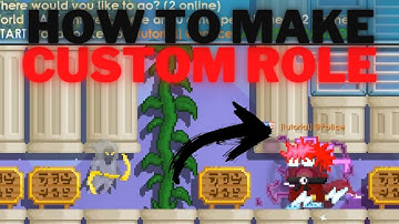 How to make CUSTOM ROLE in your GTPS | TUTORIAL 1