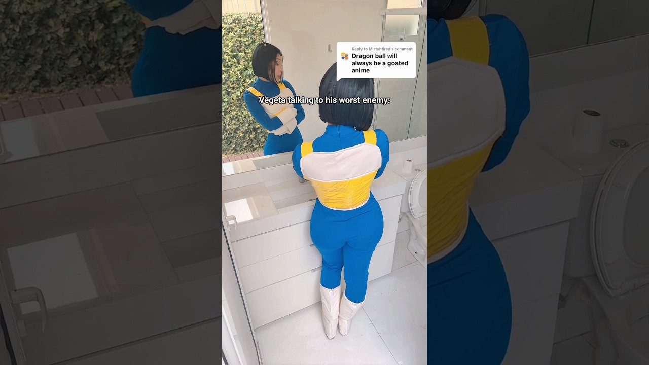VEGETA took it personally 💀 #anime #cosplay
