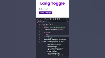 Switch Language on Click | English to Spanish with JavaScript
