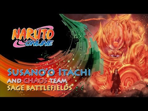 Naruto Online - Susanoo Itachi and Chaos Team | Sage Battlefields @AnimezisTV