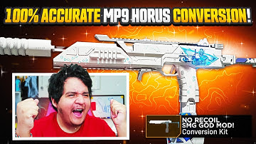 NEW NO RECOIL "MP9 FJX HORUS" CONVERSION LOADOUT in MW3 (Best FJX Horus Class Setup Jak Scimitar Kit