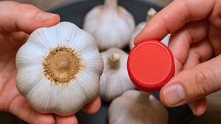 Dont Peel Garlic By Hand One Bottle Cap Peels A Basket In 1 Minute