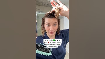 What to do ✅ & what NOT ❌ to do for better curl definition when brush styling