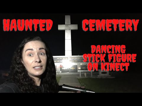 HAUNTED CEMETERY EXPLORE (CREEPY EVPS) DANCING STICK FIGURE