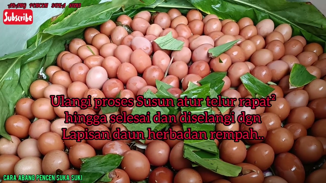 TELUR PINDANG TRADISI JOHOR CARA ABANG PENCEN SUKA SUKI
