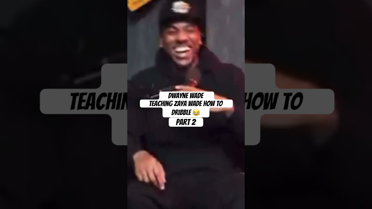 Zaya Wade DRIBBLING 😂 