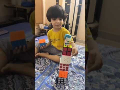 Cute Jalal Playing With Rubiks Cubes Cutebabay Jalal Rubikscube Youtubeshorts Viralshorts