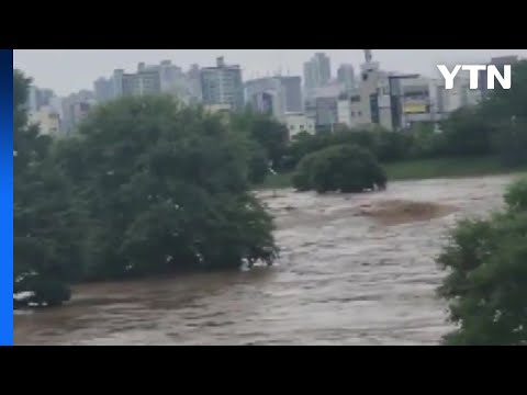 대전 중구 가장교 침수 / YTN