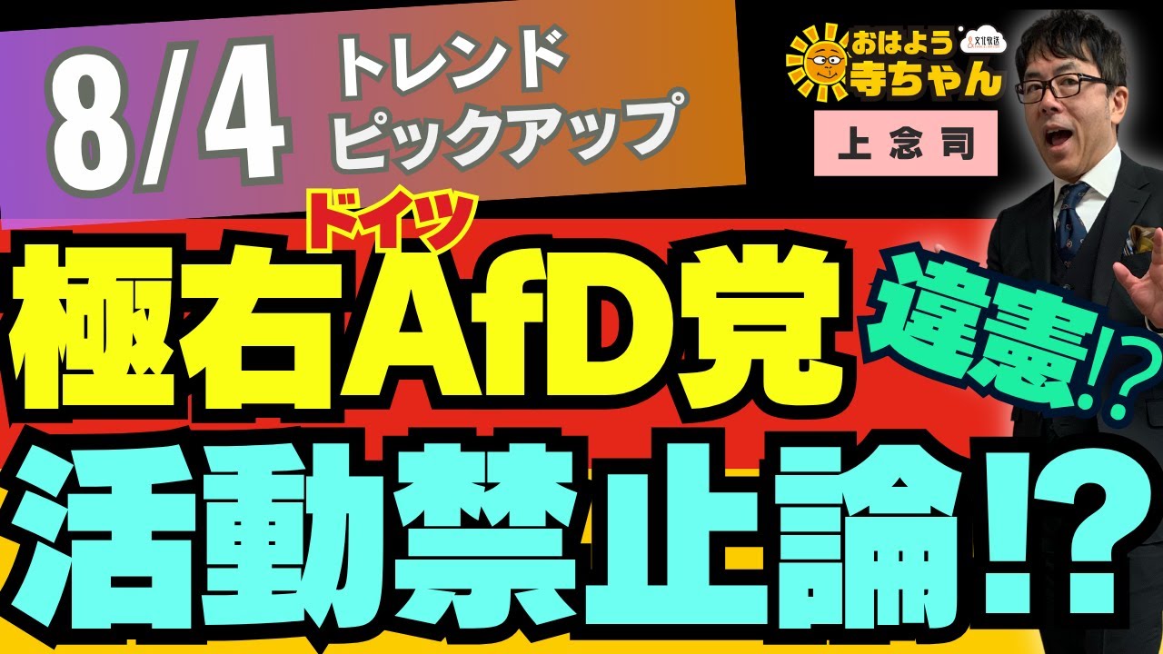 Germany] Is it unconstitutional to ban the far-right AfD