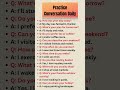 "Practice Conversation Daily | 5-Word English Questions & Answers" || English Practice For Beginners