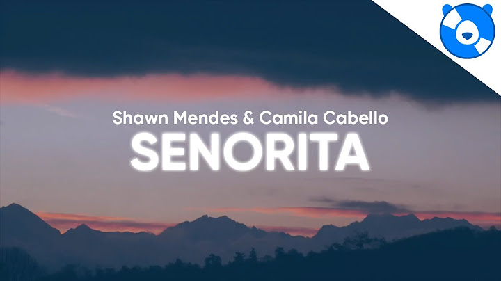 Senorita Radio Edit version - Radio Edit performance video thumbnail