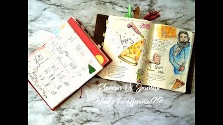 What's the Difference : Planners vs. Journals