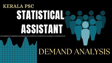 Statistical Assistant Grade I Theory of Consumer Behaviour | Demand Analysis |Kerala PSC | Malayalam