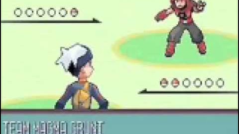 Pokemon Ruby/Sapphire/Emerald- Team Magma/Aqua Battle