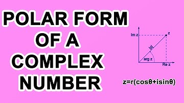 Write Any Complex Number Into Polar Form | Mathematical Method By S.M Yusuf