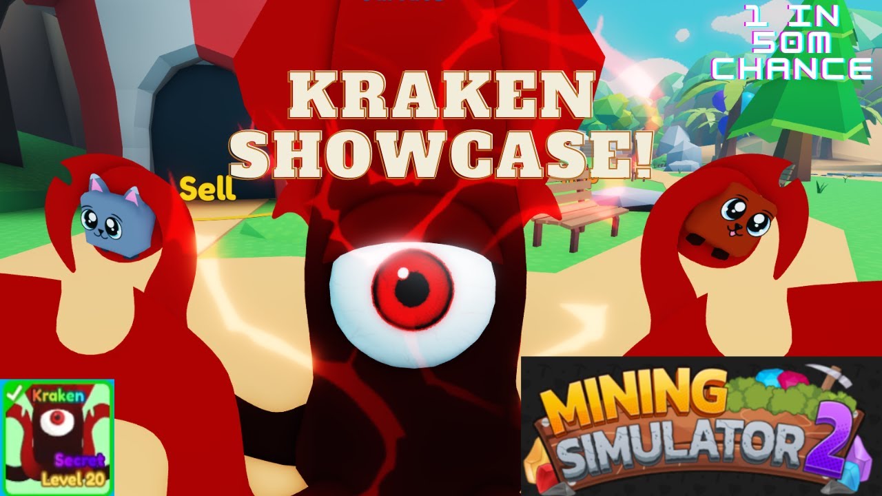 Showcasing Kraken secret pet! |Roblox Mining Simulator 2