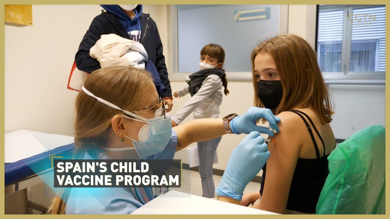 Spain's vaccination program extended to children aged five and over