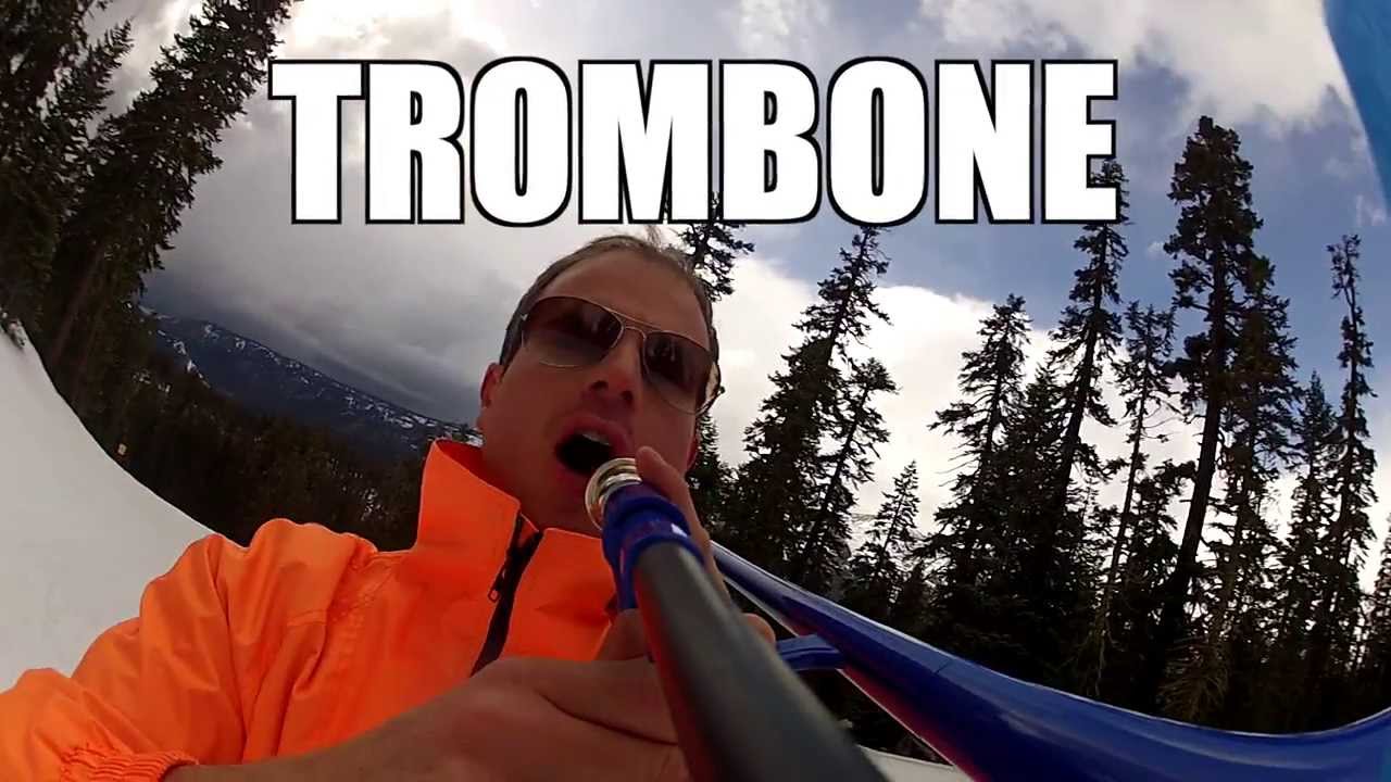 TROMBONE ALPINE SKIING (SLIDE VIEW)