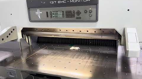 POLAR 137 EMC, Size “54”  Model : 1991, Original Program, Chrome With Air Tabel, Safety Sensors. 