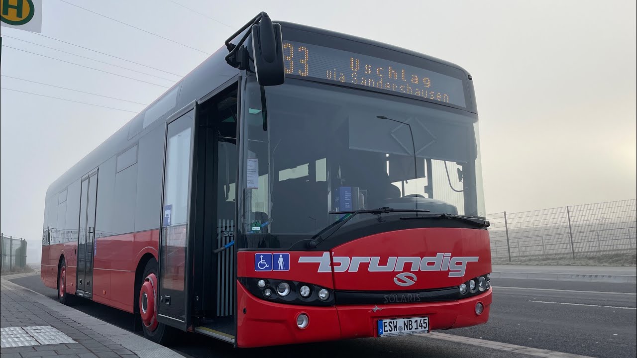 [SOUND-Mitfahrt] Solaris Urbino 12 Euro 6 ZF Ecolife *Kickdown*