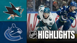Sharks Vs. Canucks Nhl Highlights December 27, 2025