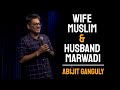 Inter religion couple  stand up comedy  abijit ganguly  crowd work