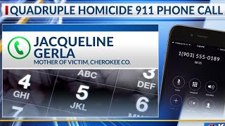"I think he's dead": 911 call from New Summerfield quadruple homicide reveals terror from victim's m