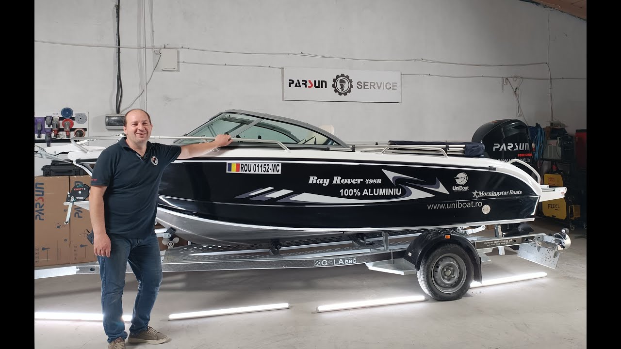 Barca din aluminiu sudata de roboti | MorningstarBoats 498R Bay Rover by Uniboat