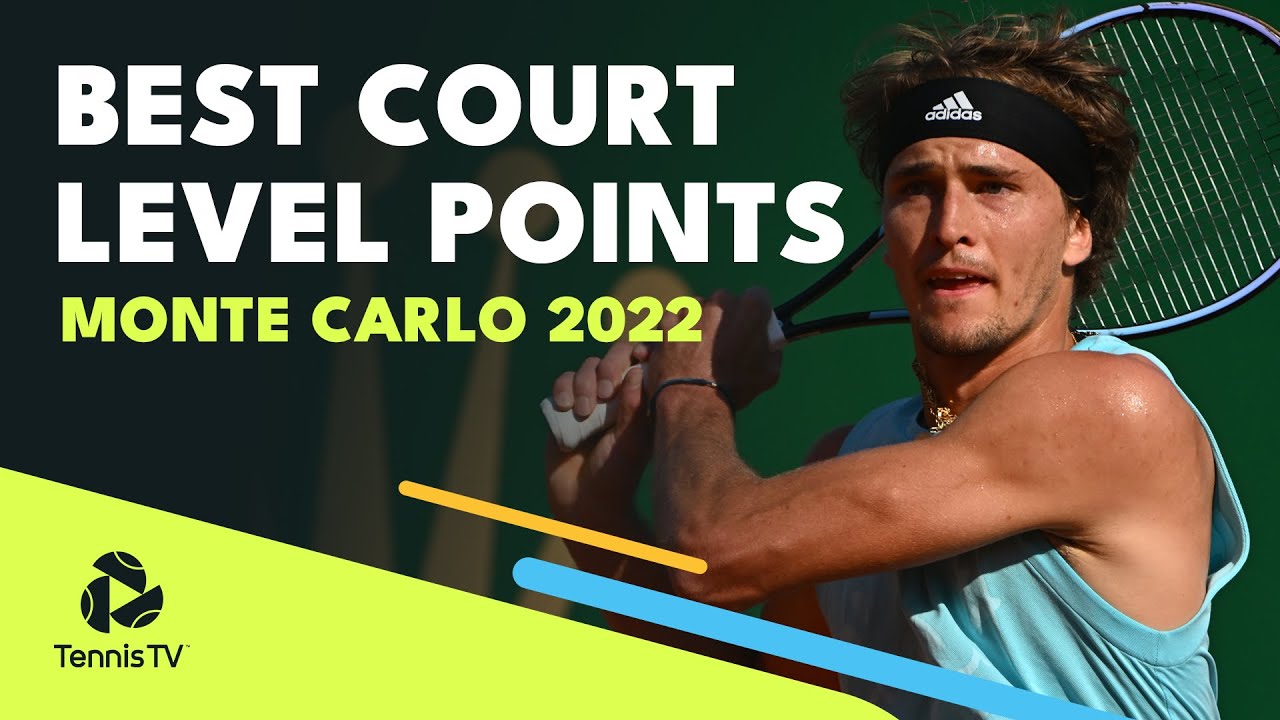 Best Court-Level Shots and Rallies Monte Carlo 2022