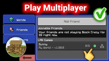How To Play Multiplayer with Friends in Block Crazy Robo World Vip 3D
