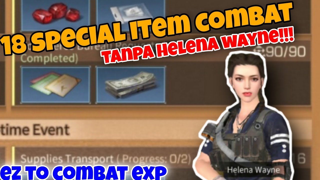 [Guider of Dawn]ALL SPECIAL ITEM COMBAT!!! No helena wayne |Lifeafter season 3