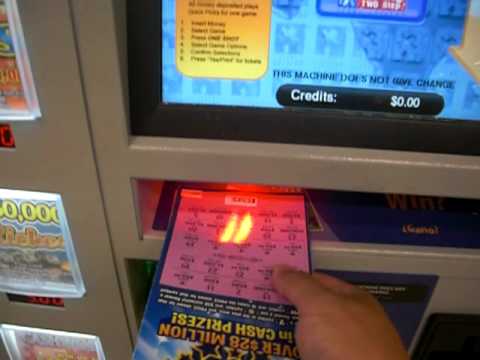 Using the Texas Lottery Game Point Terminal to sca...